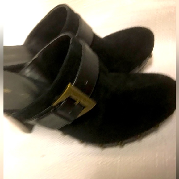 Bandolino Bodivara Black Suede Heeled Mules - Picture 6 of 8